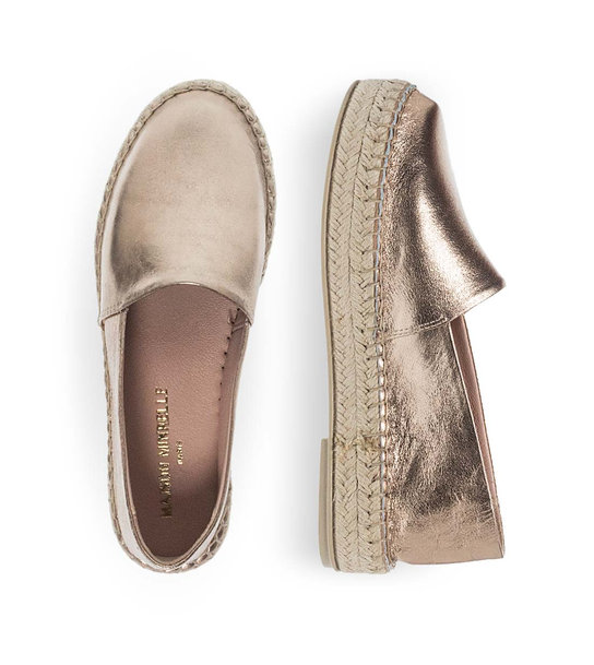 Womens Leather Espadrilles Maison Minrelle 12029014