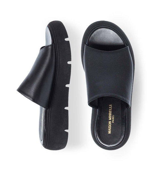 Womens Leather Comfort Mules Maison Minrelle 12129052