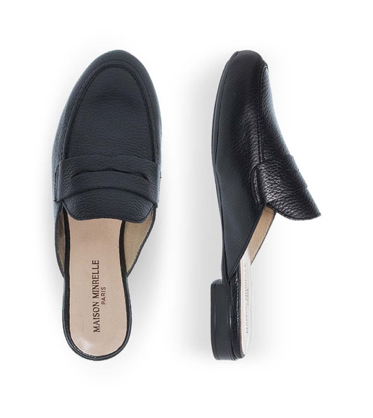 Womens Leather Mules Maison Minrelle 13029003