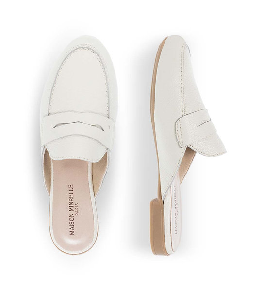 Womens Leather Mules Maison Minrelle 13029003