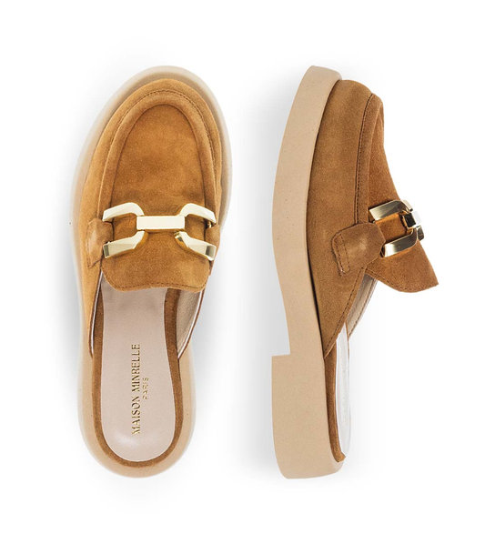 Womens Leather Mules Maison Minrelle 13029005