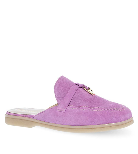 Women's Leather Mules Maison Minrelle 13029006