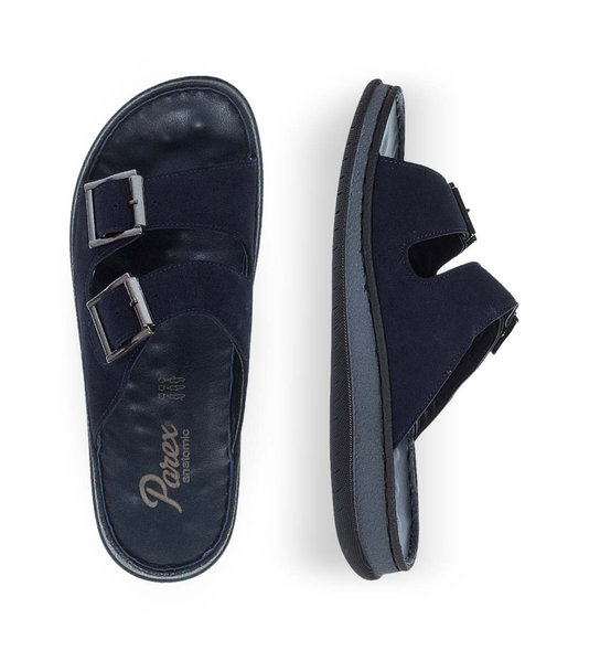 Mens Leather Comfort Mules Parex 12127074