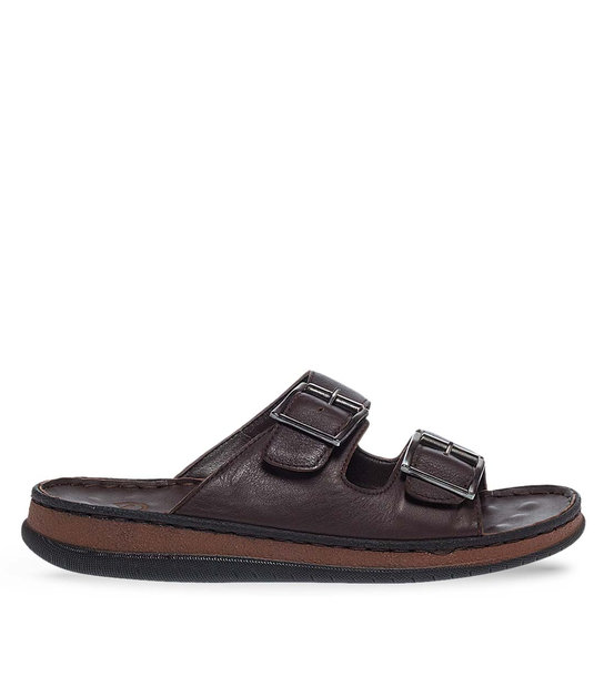 Ανδρικές Δερμάτινες Παντόφλες Comfort Parex 12127075