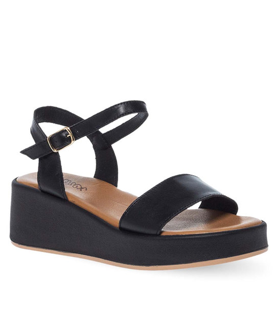 Γυναικεία Δερμάτινα Flatform Parex 12729014