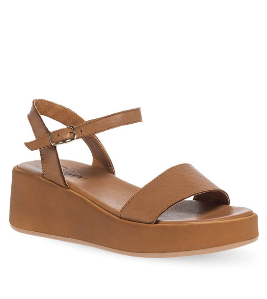 Γυναικεία Δερμάτινα Flatform Parex 12729014