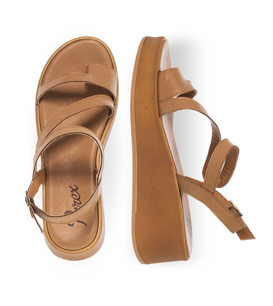 Γυναικεία Δερμάτινα Flatform Parex 12729015