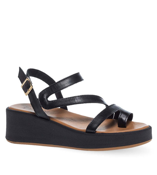 Γυναικεία Δερμάτινα Flatform Parex 12729015