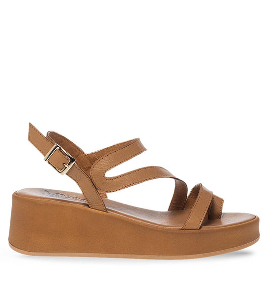 Γυναικεία Δερμάτινα Flatform Parex 12729015