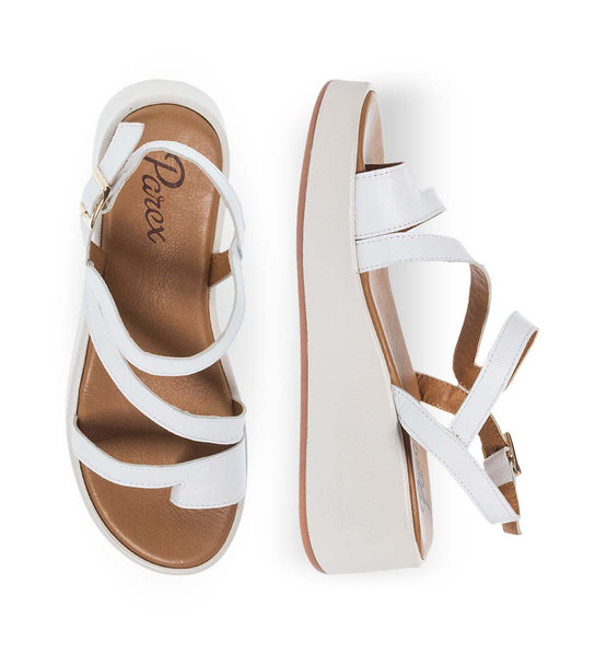 Γυναικεία Δερμάτινα Flatform Parex 12729015