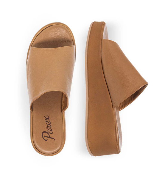 Γυναικεία Δερμάτινα Flatform Parex 12729016