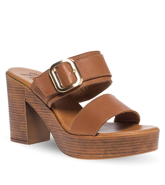 Women's Leather Mules Parex 13029014