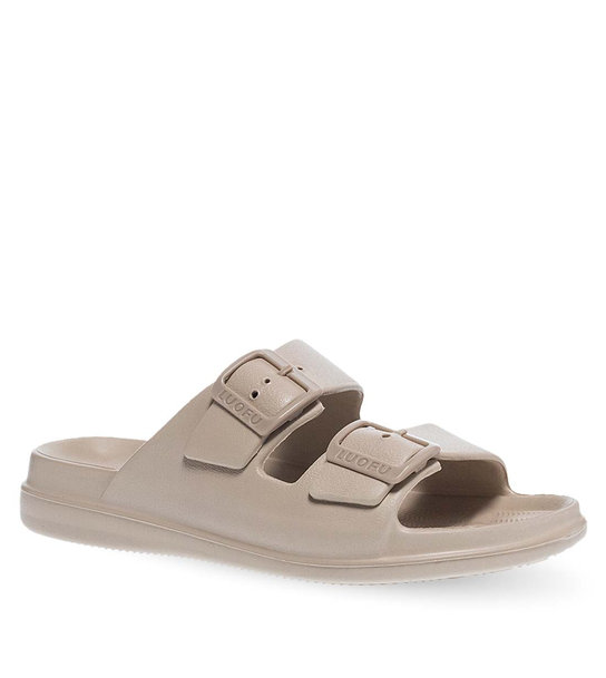 Womens Slides With Two Straps Luofu 11829034