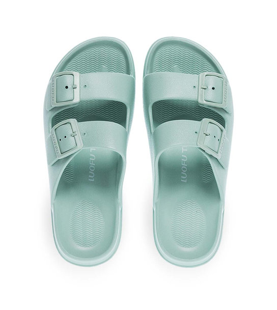 Women's Slides With Two Straps Luofu 11829034