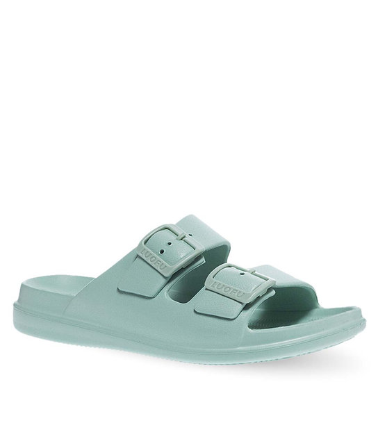Womens Slides With Two Straps Luofu 11829034