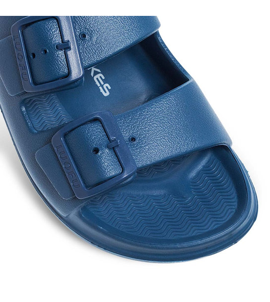 Womens Slides With Two Straps Luofu 11829034