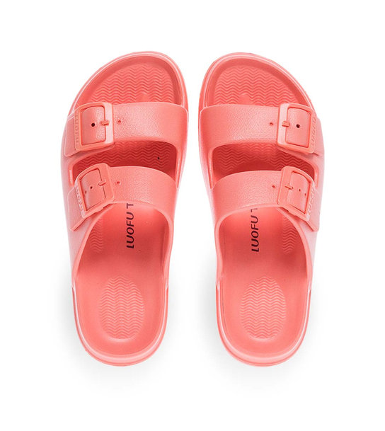 Women's Slides With Two Straps Luofu 11829034