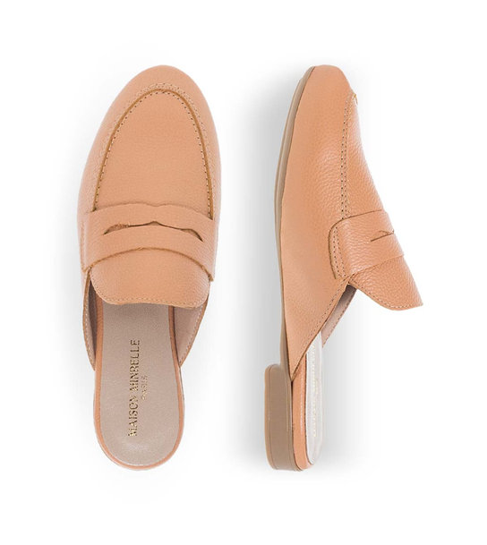 Womens Leather Mules Maison Minrelle 13029003