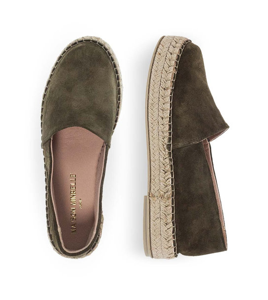 Womens Leather Espadrilles Maison Minrelle 12029013