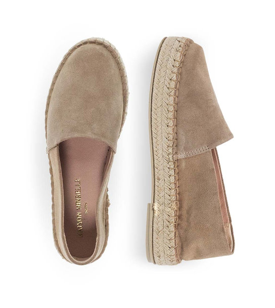 Womens Leather Espadrilles Maison Minrelle 12029013