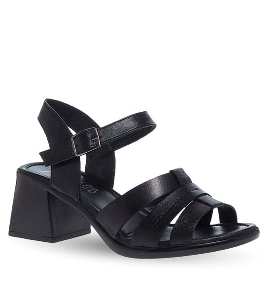 Γυναικεία Δερμάτινα Πέδιλα Mε Τακούνι Parex 11629290