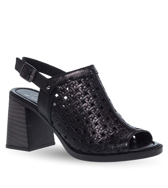 Γυναικεία Δερμάτινα Πέδιλα Mε Τακούνι Parex 11629292