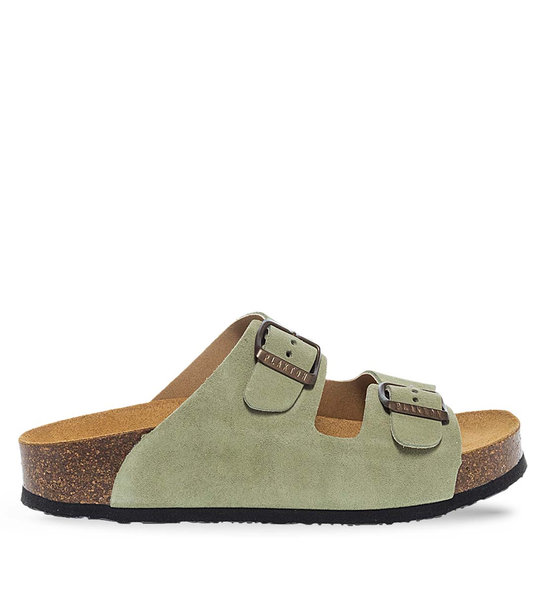 Γυναικεία Δερμάτινα Σανδάλια Plakton 340010 Mint 781 X