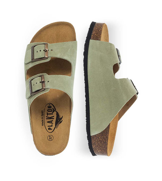 Γυναικεία Δερμάτινα Σανδάλια Plakton 340010 Mint 781 X