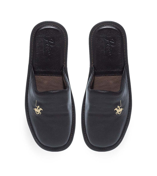 Ανδρικές Δερμάτινες Παντόφλες Σπιτιού Parex 10130221