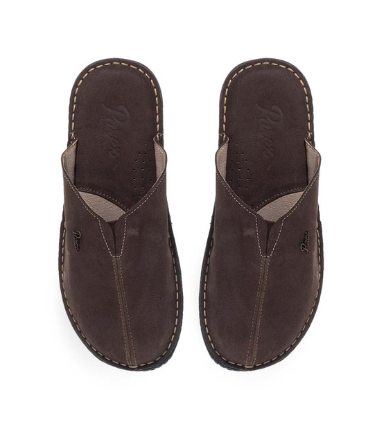 Ανδρικές Δερμάτινες Παντόφλες Σπιτιού Parex 10130286