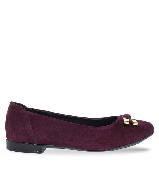 Womens Leather Ballerinas Maison Minrelle 10430029