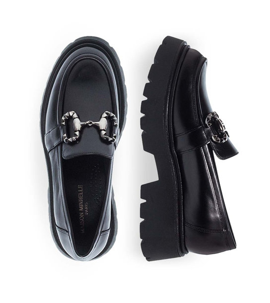 Womens Leather Moccasins Maison Minrelle 10530088