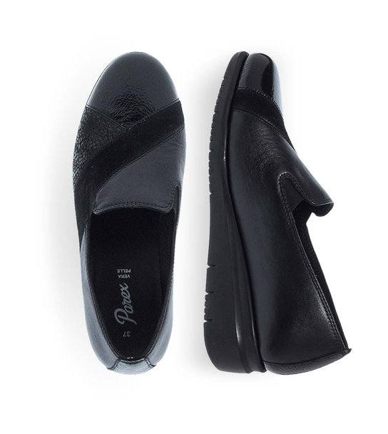 Γυναικεία Δερμάτινα Slip On Παπούτσια Parex 12930009