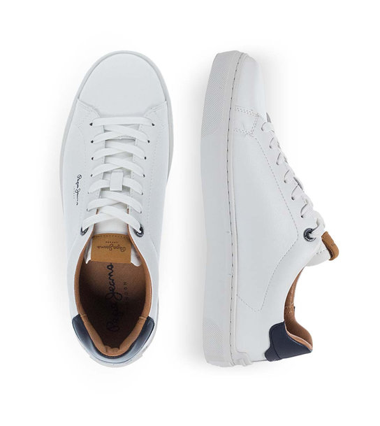 Mens Leather Sneakers Pepe Jeans PMS00020 801