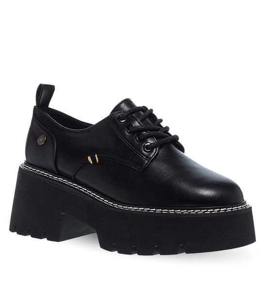 Women's Oxford shoes Refresh 172072 ΜΑΥΡΟ Parex