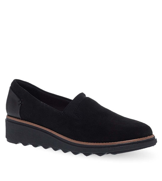 Γυναικεία Δερμάτινα Slip On Παπούτσια Clarks 26155819