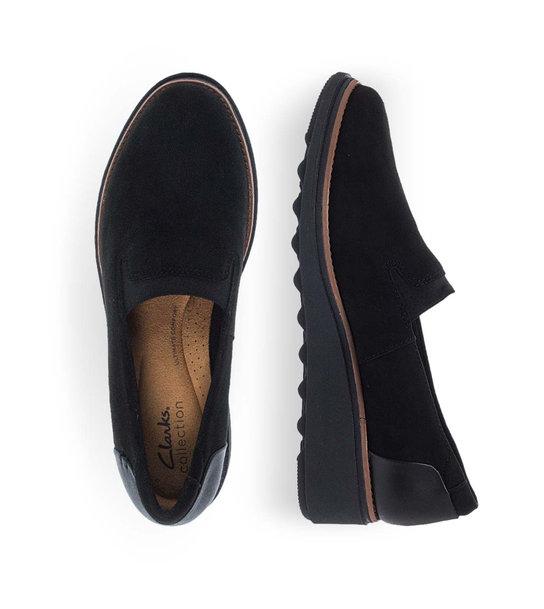 Γυναικεία Δερμάτινα Slip On Παπούτσια Clarks 26155819