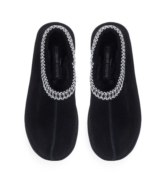 Γυναικείες Δερμάτινες Παντόφλες Maison Minrelle 10130140