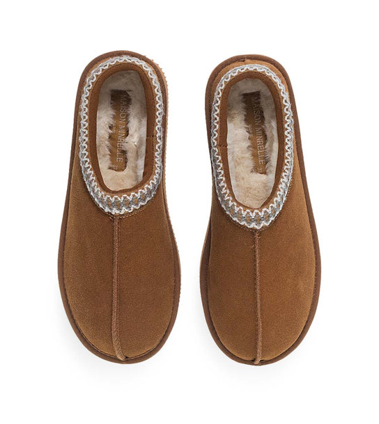 Womens Leather Slippers Maison Minrelle 10130140