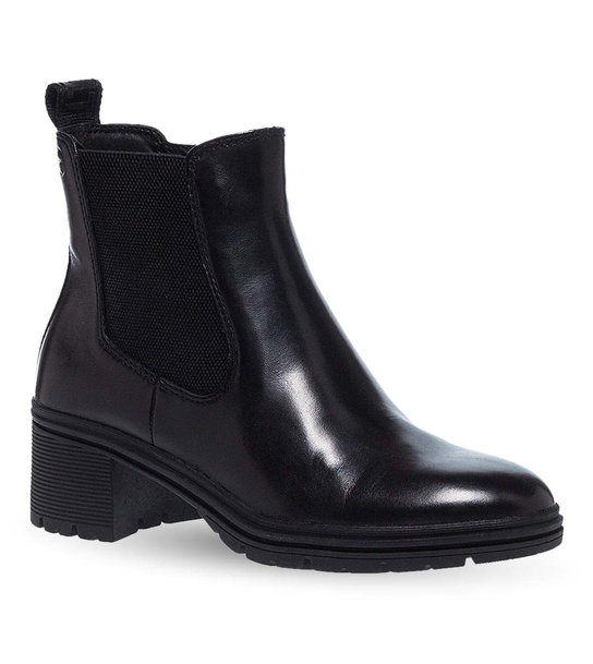 Γυναικεία Δερμάτινα Μποτάκια Tamaris 1-25456-43 001