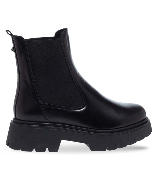 Womens Leather Ankle Boots Maison Minrelle 10330113