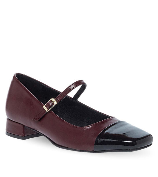 Women's Leather Mary Jane Shoes Maison Minrelle 13230003