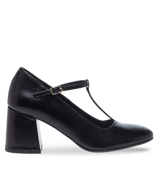 Womens Leather Mary Jane Shoes Maison Minrelle 13230007