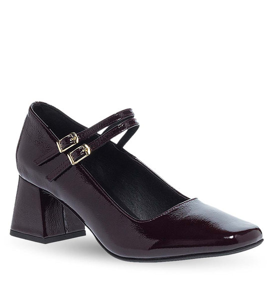 Women's Leather Mary Jane Shoes Maison Minrelle 13230008