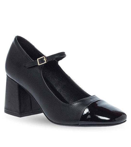 Women's Leather Mary Jane Shoes Maison Minrelle 13230009