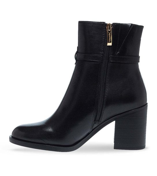 Γυναικεία Δερμάτινα Μποτάκια Tamaris 1-25319-43 001