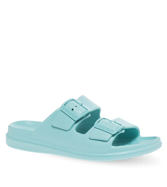 Womens Slides With Two Straps Luofu 11829034