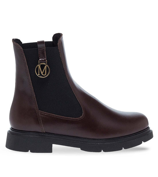 Womens Leather Ankle Boots Maison Minrelle 10330115
