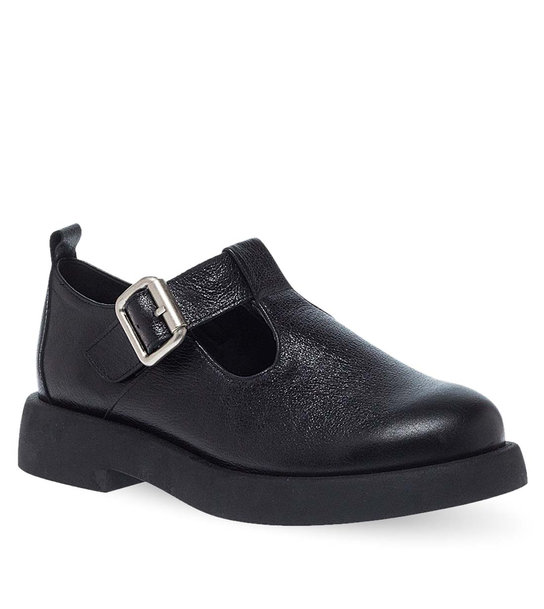Women's Leather Mary Jane Shoes Maison Minrelle 13230000