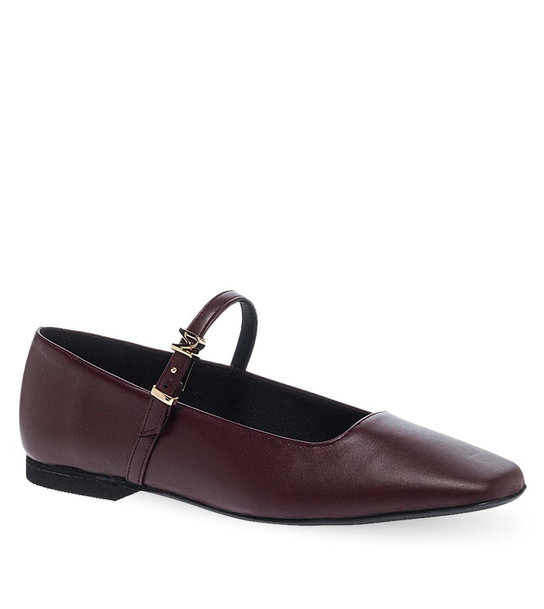 Women's Leather Mary Jane Shoes Maison Minrelle 13231001